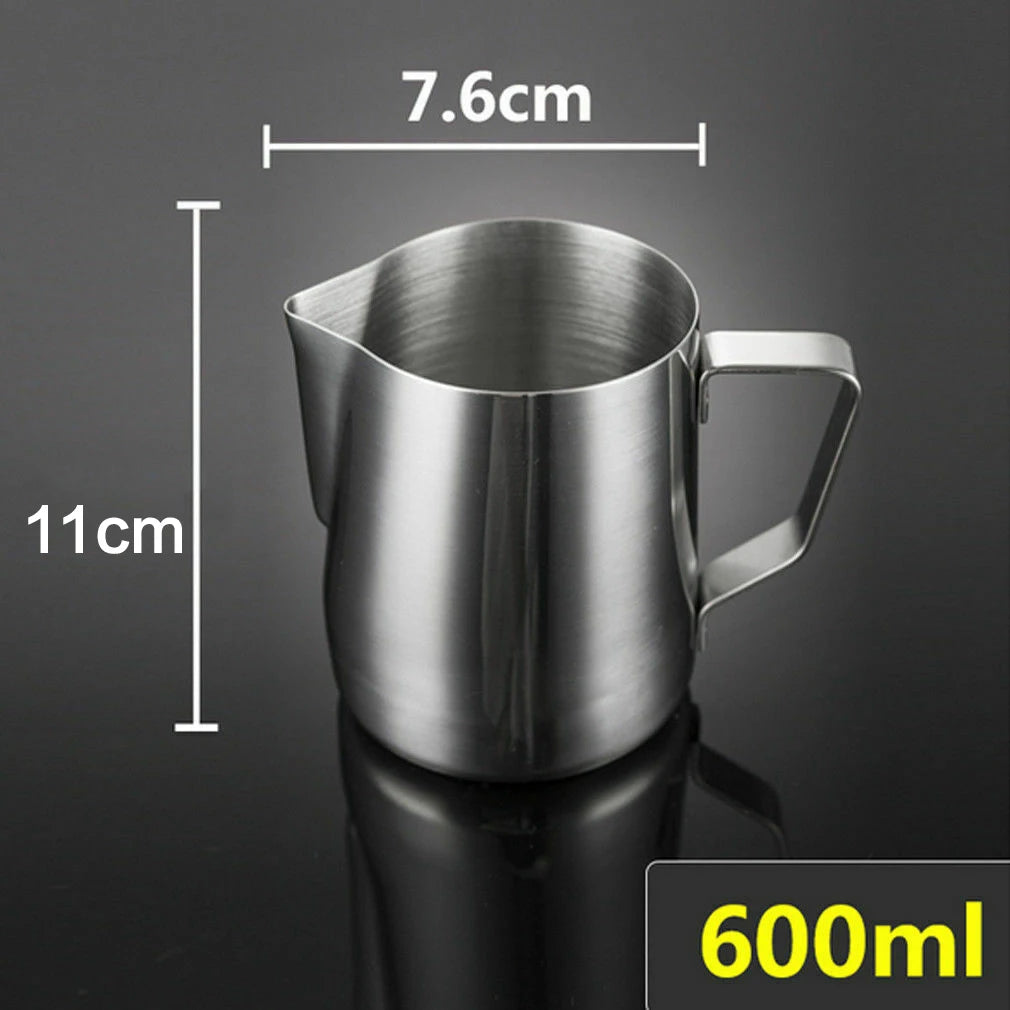 Jarra de Leite em Aço Inox para Cappuccino e Café