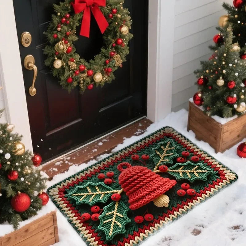 Tapete de Natal Clássicos antiderrapante