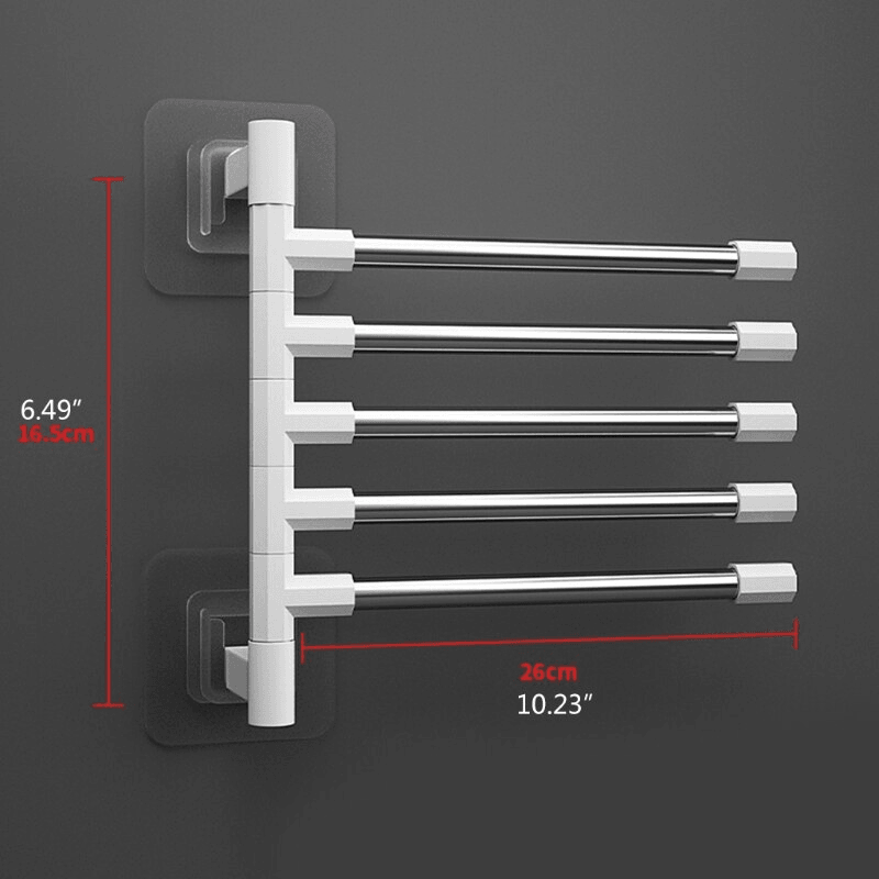 Porta Toalhas Rotativo Swivel - Organização - banheiro, organizacao, suacasa, suporte, utilidade doméstica - Casa Mefyto - Porta Toalhas Rotativo Swivel