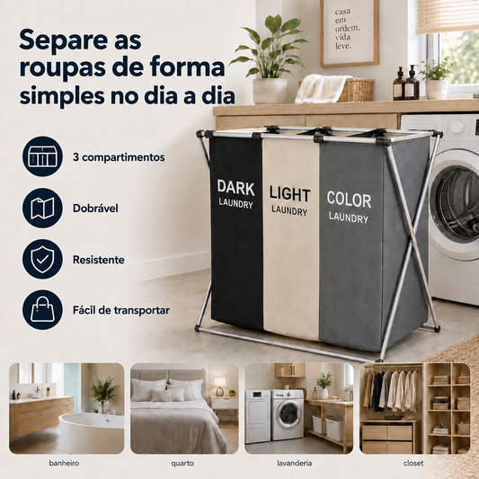Cesto para Roupa Suja - Labelled
