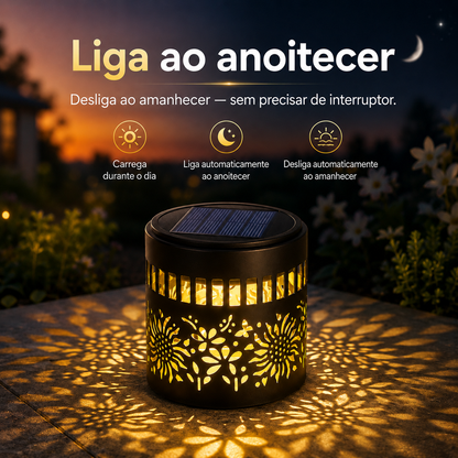 GlowGarden - Lanterna Solar Decorativa para Jardim