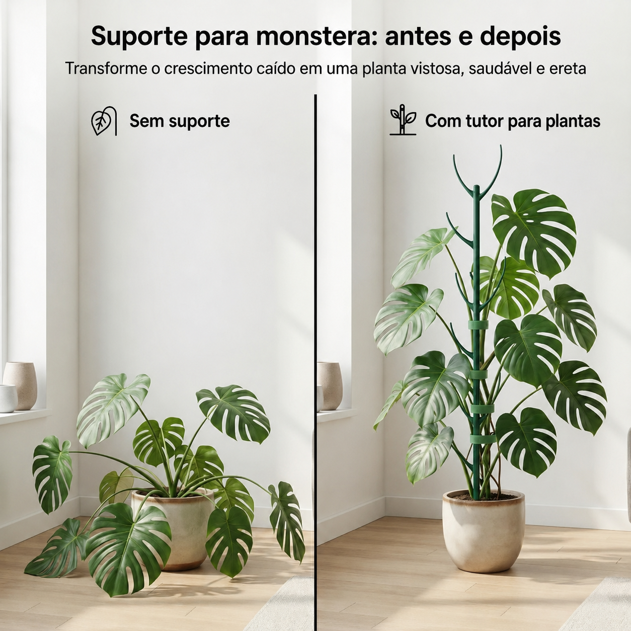 Kit Suporte Empilhável para Plantas Altas