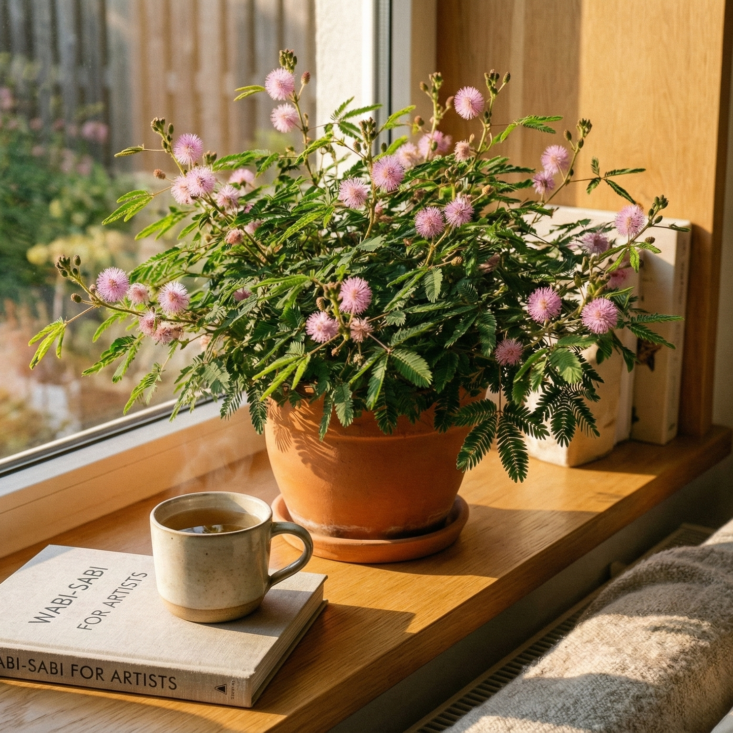 Kit 100 Sementes Mimosa Pudica