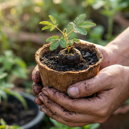 Kit 100 Sementes Mimosa Pudica