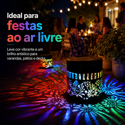 GlowGarden - Lanterna Solar Decorativa para Jardim