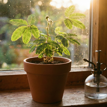 Kit 100 Sementes Mimosa Pudica