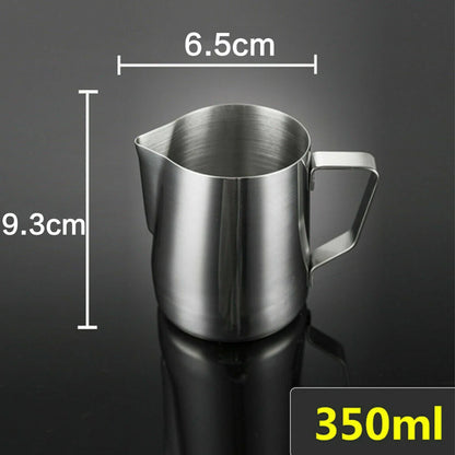 Jarra de Leite em Aço Inox para Cappuccino e Café