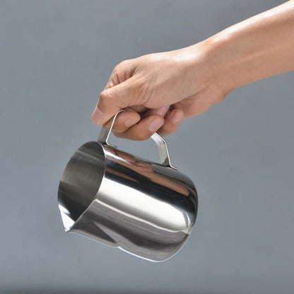 Jarra de Leite em Aço Inox para Cappuccino e Café