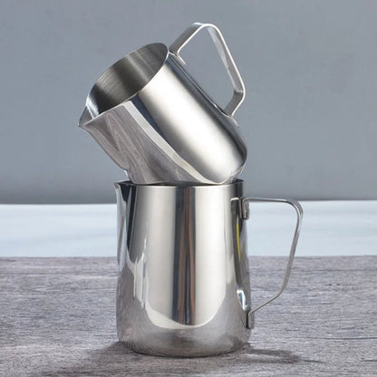 Jarra de Leite em Aço Inox para Cappuccino e Café