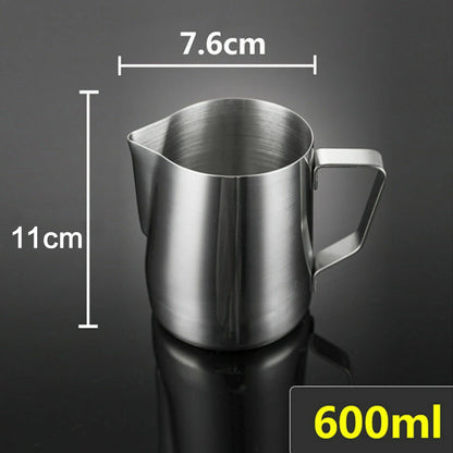 Jarra de Leite em Aço Inox para Cappuccino e Café