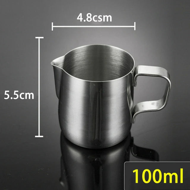 Jarra de Leite em Aço Inox para Cappuccino e Café