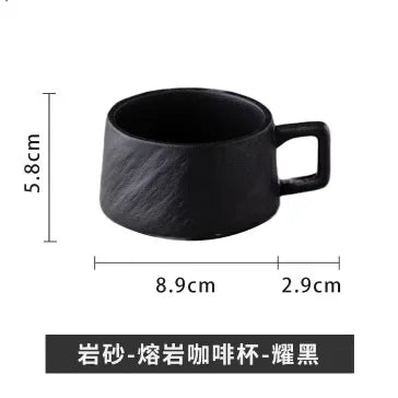 Conjunto de Xícaras de Cerâmica Estilo Japonês com Bandeja