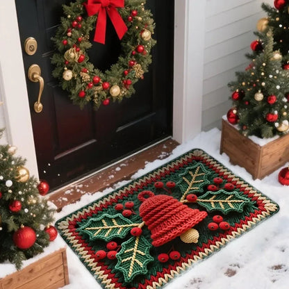 Tapete de Natal Clássicos antiderrapante
