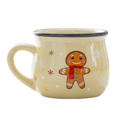 Caneca de Natal Papai Noel em cerâmica — 150 ml