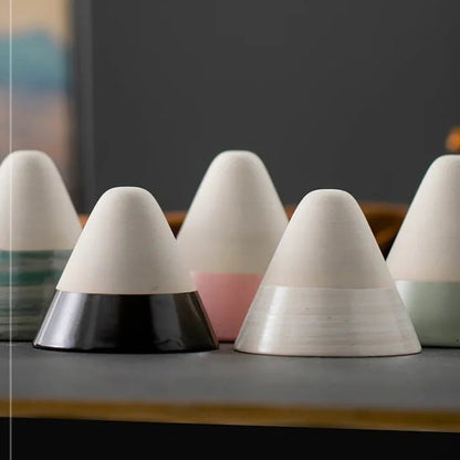 Xícara de Cerâmica Cone Japonesa Retrô para Café