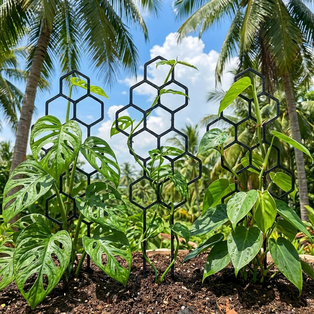 Treliça Colmeia para Plantas Trepadeiras