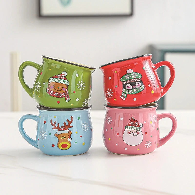 Caneca de Natal Papai Noel em cerâmica — 150 ml