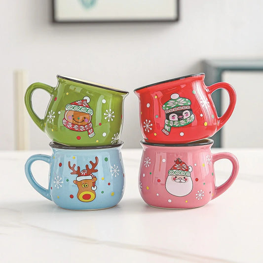 Caneca de Natal Papai Noel em cerâmica — 150 ml
