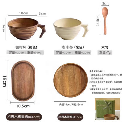 Xícara de Cerâmica Vintage Estilo Japonês