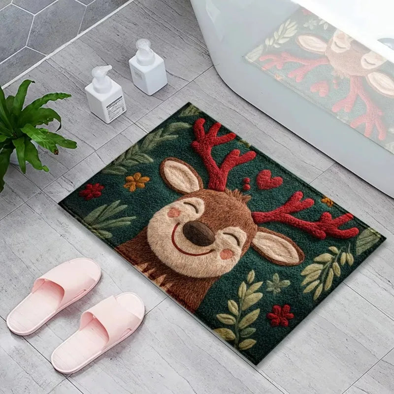 Tapete de Natal Clássicos antiderrapante