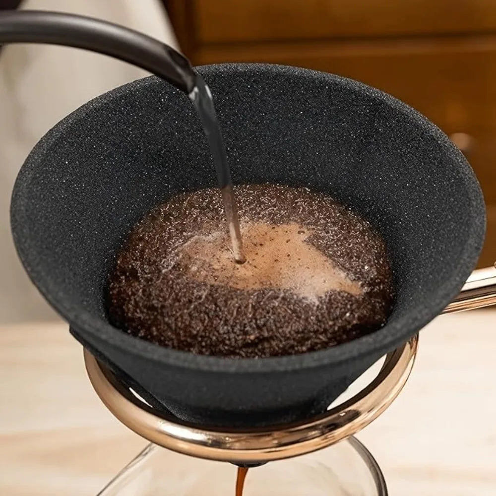 Filtro de Café Reutilizável em Cerâmica Microporosa