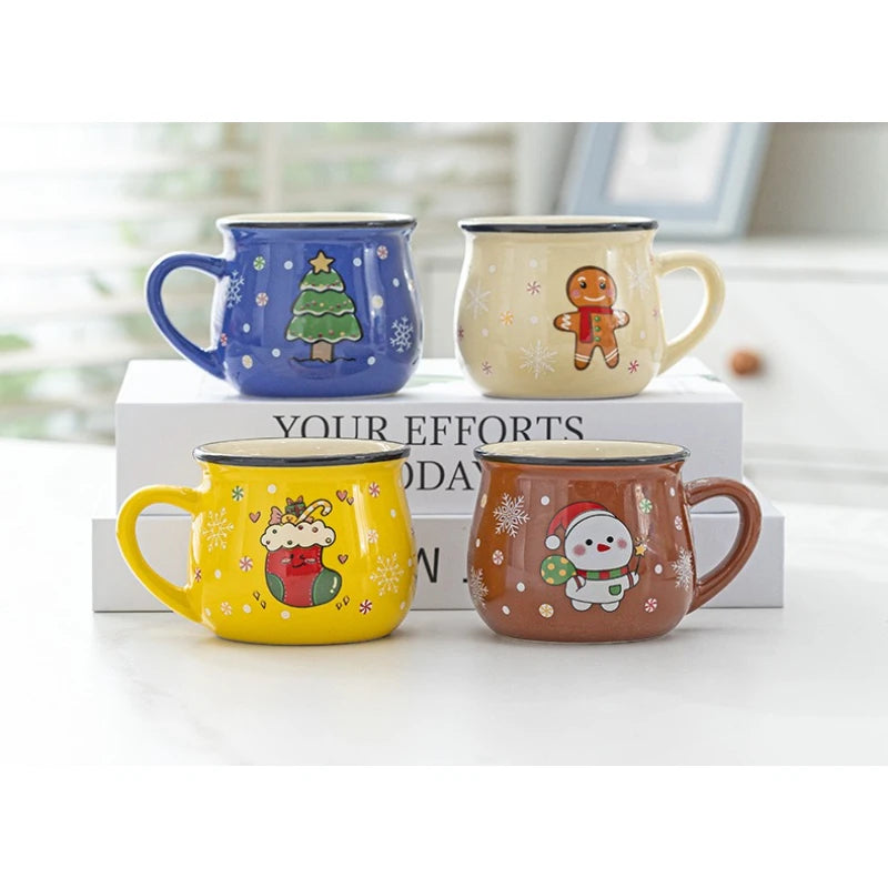 Caneca de Natal Papai Noel em cerâmica — 150 ml