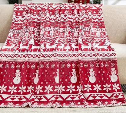 Manta de Natal Aconchego em fleece