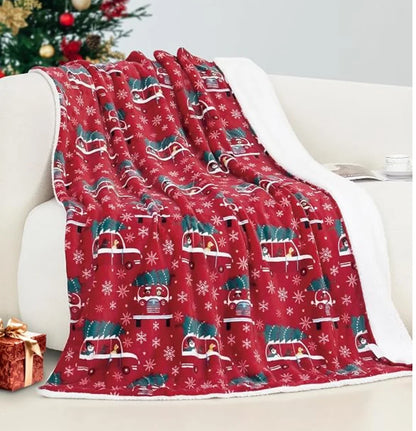 Manta de Natal Gingerbread em fleece