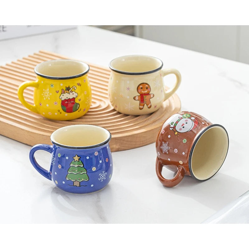Caneca de Natal Papai Noel em cerâmica — 150 ml