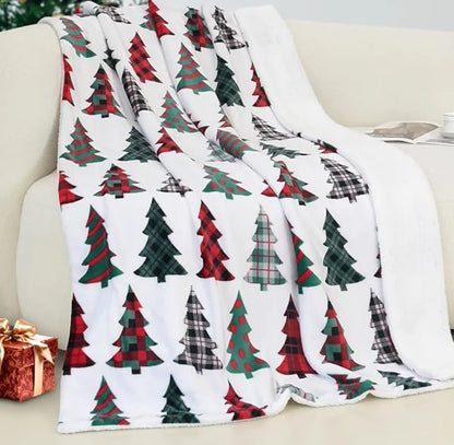 Manta de Natal Gingerbread em fleece