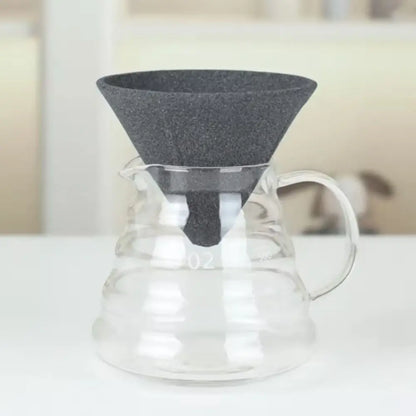 Filtro de Café Reutilizável em Cerâmica Microporosa