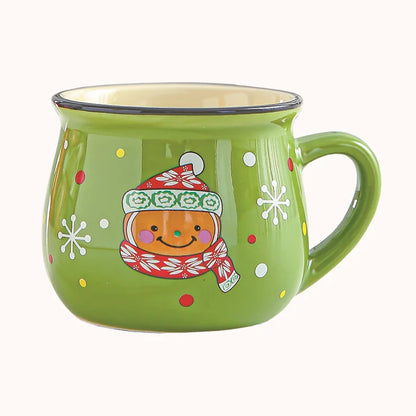 Caneca de Natal Papai Noel em cerâmica — 150 ml