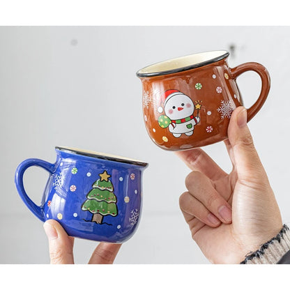 Caneca de Natal Papai Noel em cerâmica — 150 ml