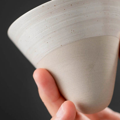 Xícara de Cerâmica Cone Japonesa Retrô para Café