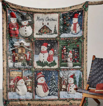 Manta de Natal Aconchego em fleece