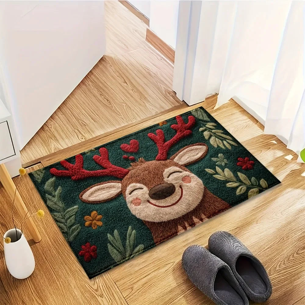 Tapete de Natal Clássicos antiderrapante