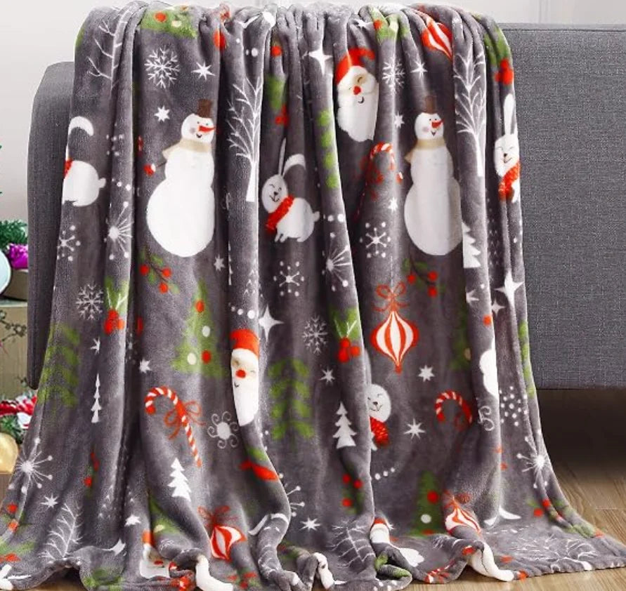 Manta de Natal Aconchego em fleece