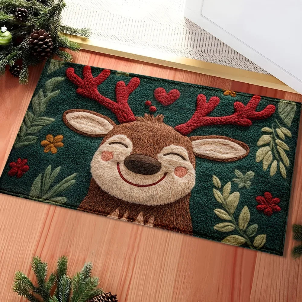 Tapete de Natal Clássicos antiderrapante