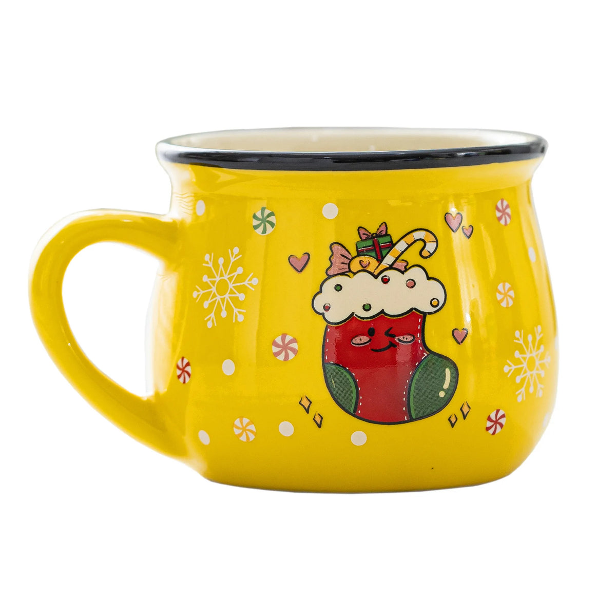 Caneca de Natal Papai Noel em cerâmica — 150 ml