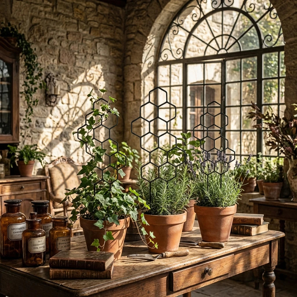 Treliça Colmeia para Plantas Trepadeiras