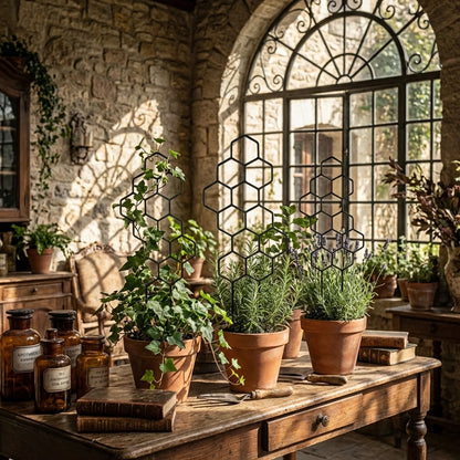 Treliça Colmeia para Plantas Trepadeiras