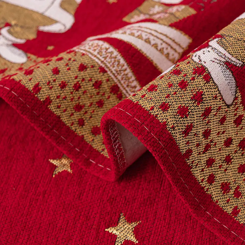 Protetor de sofá de Natal em chenille