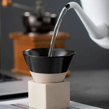 Xícara de Cerâmica Cone Japonesa Retrô para Café