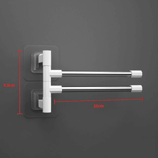 Porta Toalhas Rotativo Swivel - Organização - banheiro, organizacao, suacasa, suporte, utilidade doméstica - Casa Mefyto - Porta Toalhas Rotativo Swivel