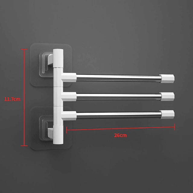 Porta Toalhas Rotativo Swivel - Organização - banheiro, organizacao, suacasa, suporte, utilidade doméstica - Casa Mefyto - Porta Toalhas Rotativo Swivel