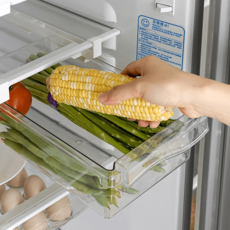 Gaveta de Armazenamento para Geladeiras - Cozinha - geladeira, organizacao, suacasa - Casa Mefyto - Gaveta de Armazenamento para Geladeiras