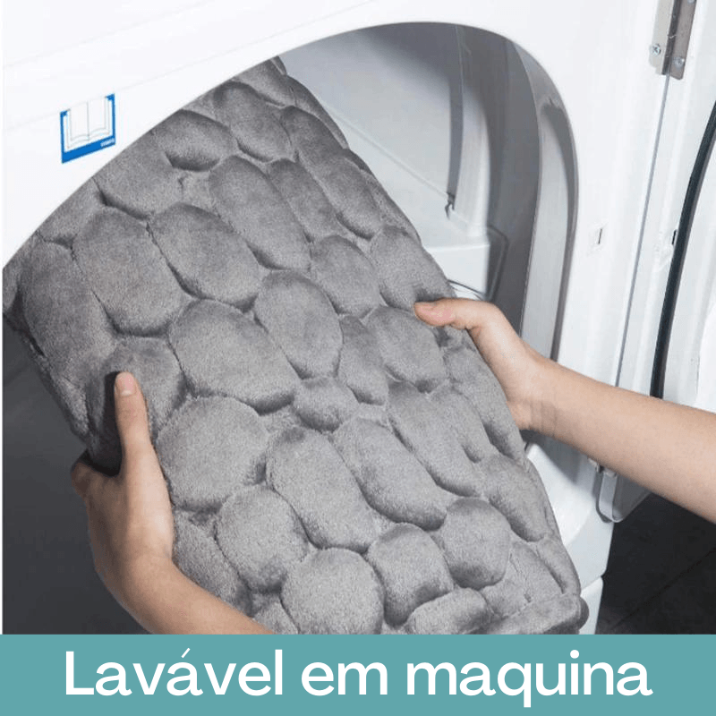 Tapete macio para banheiro Absorvente, Impermeável e Antiderrapante - Utilidades - banheiro, casa, cozinha, Lavanderia, suacasa, utilidade doméstica, utilidadedomestica, utilidades - Casa Mefyto - Tapete macio para banheiro Absorvente, Impermeável e Antiderrapante