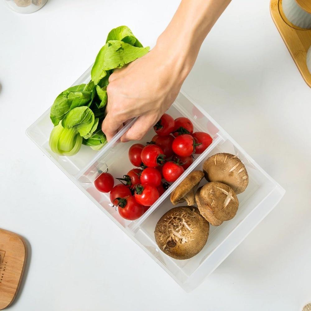 Caixa de Armazenamento para Alimentos - Cozinha - geladeira, organizacao, suacasa - Casa Mefyto - Caixa de Armazenamento para Alimentos