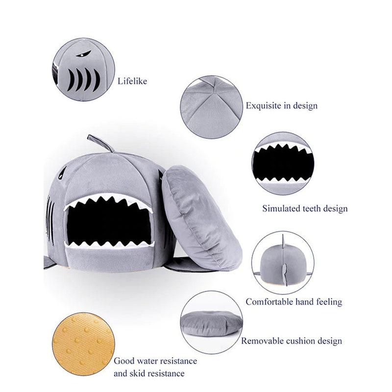 Cama Para Gato - Shark House - Pet - pet - Casa Mefyto - Cama Para Gato - Shark House