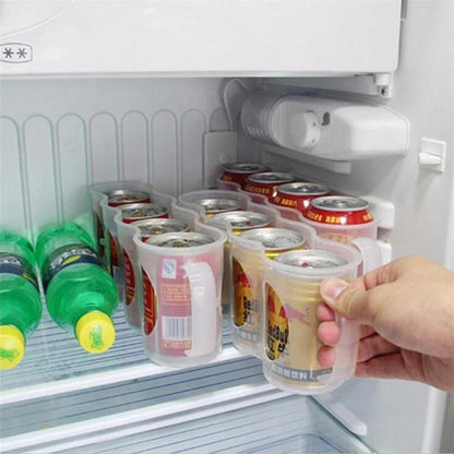 Empilhador de latas - Cozinha - geladeira, organizacao, suacasa - Casa Mefyto - Empilhador de latas